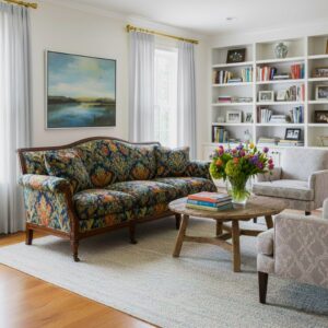 Custom sofa reupholstery in Herndon, VA